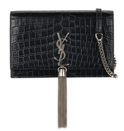 Small Kate Tassel, Leather, Black, MIF, B, 2*